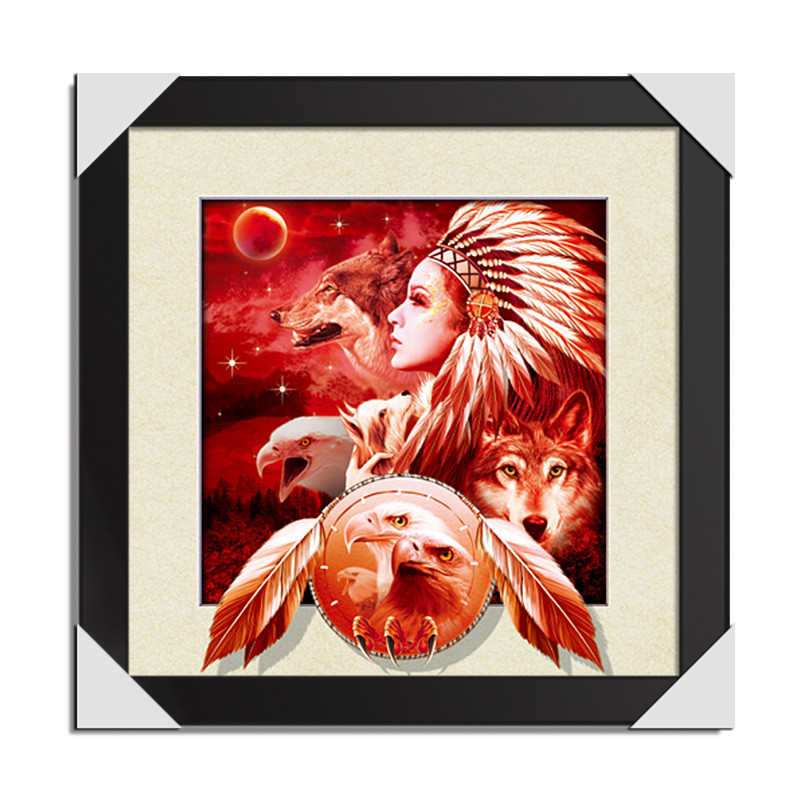 5D Pictures Custom Lenticular Printing PET Printing 40x40cm