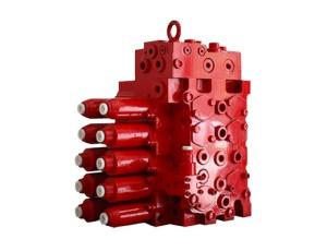 Quality Red Color Hydraulic Equipment Multi Way Valve 224L/Min Maximum Flow HLMX15R wholesale