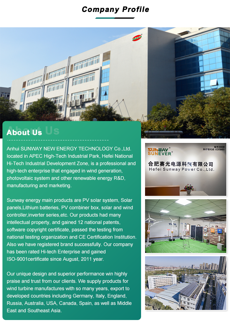 Roof Mounting Lead-Acid Battery 5kw 8kw 10kw Solar Energy System for Home in Hybrid Mode