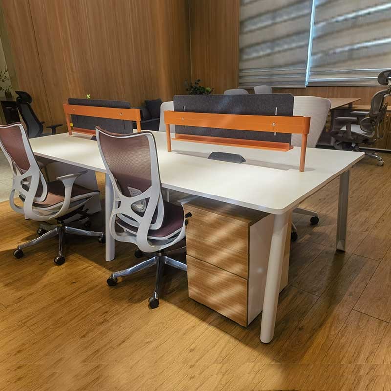 Office Furniture Work Station Desk Wood Office Partition Workstation Desk With Drawer