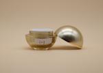 Spherical Cosmetic Cream Containers Gold Color Volume 30g 50g OEM Available