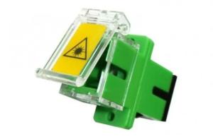 Quality Transparent Outer Shutter SC/APC SM SX Fiber Optic Adapter wholesale