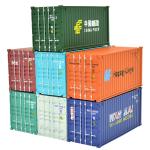 Model Railway HO Scale 1:87 train SHIPPING container for railroad landscape