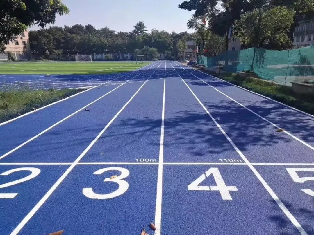 Sprayed Synthetic Athletic Track