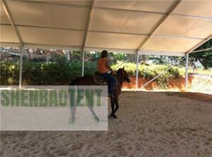 Quality 10000-100000 Square Feet Aluminum Structure Tent Large Equestrian Riding Arenas Temporary Permanent Building wholesale