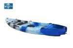 Professional Tandem Recreational Kayak LLDPE Family 2+1 Persons Touring Sit on