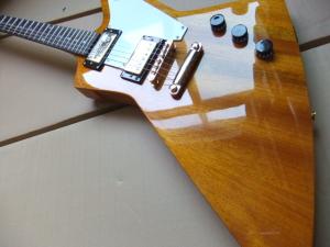 Quality Wholesale G Explorer Custom Electric Guitar Mahogany In Natural wholesale