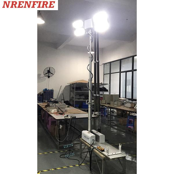 2.5m roof mount mast tower light/ 2.5m pneumatic telescopic mast tower light/