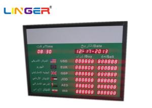 Quality Indoor 1.8 Inch Currency Rate Display Board Panel In Arabic , 2 Years Warranty wholesale