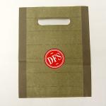 Durable Die Cut Plastic Handle Bags Tearproof PE Regeneration