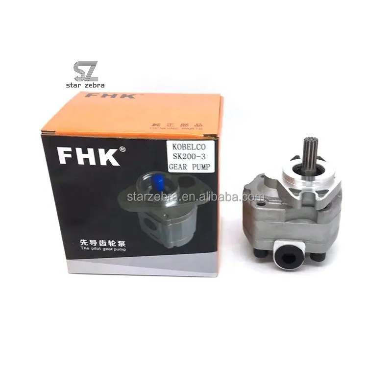 Supply SK120-3/5 SK200-3/5 Excavator Hydraulic Pump Parts Gear Pump Pilot Pump KP1009CLFSS for Construction Works