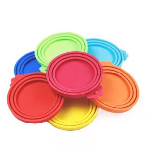 Quality Outdoor Collapsible Puppy Food And Water Bowls Leak Proof With Carabiner Clip wholesale