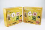 2.5mm Thickness Fruit Alphabet Puzzle 28pcs Varnish Finishing