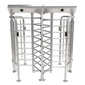 Quality ZKTECO FHT2300D Stainless steel single passage automatic full height turnstile face recognition door lock wholesale