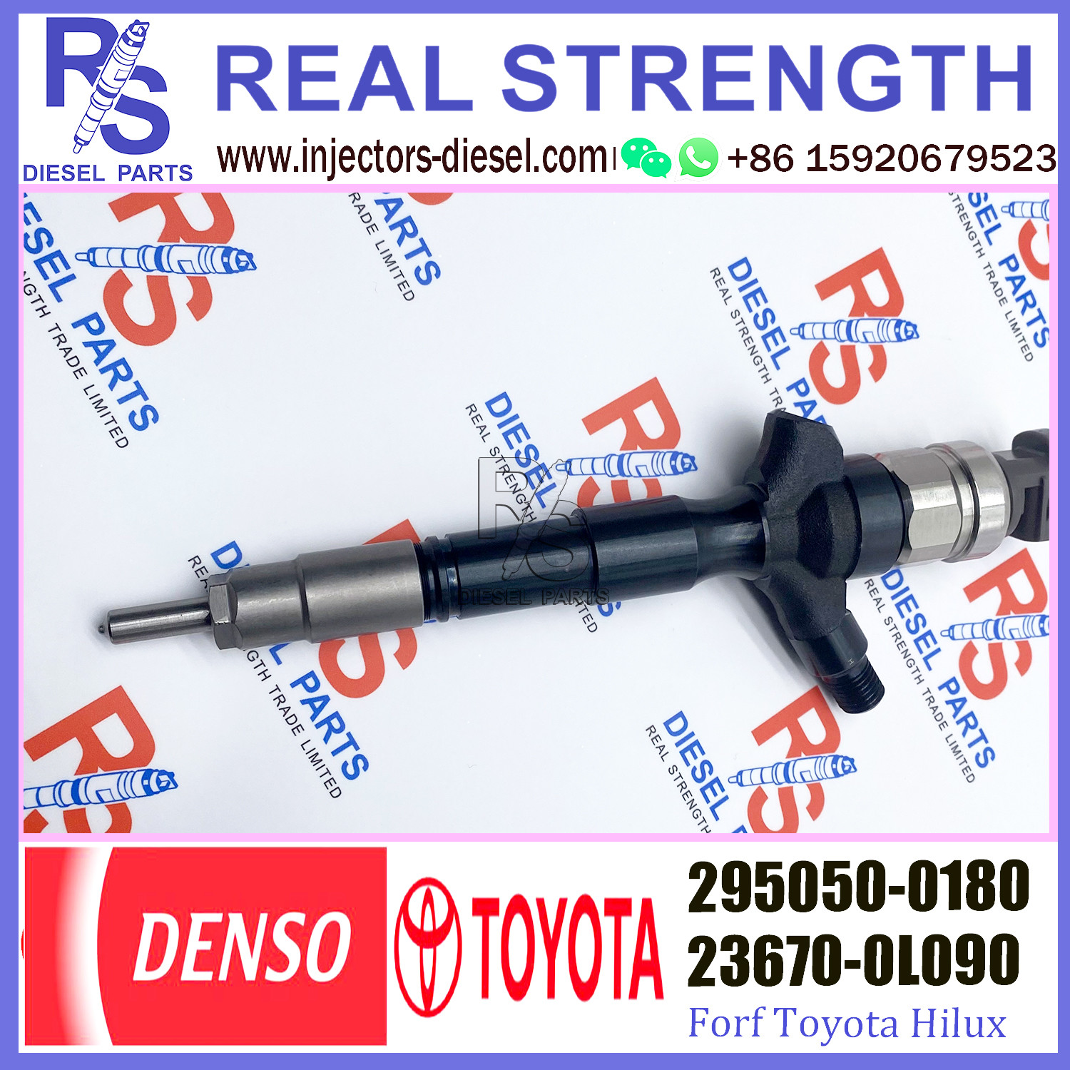 Common Rail Fuel Injector 095000-0180 095000-0183 095000-0184 16650Z6005 For NISSAN