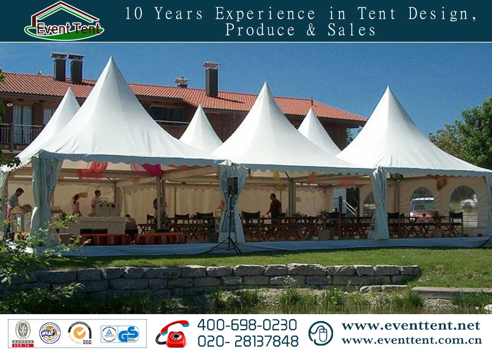 Folding Instant Canopy Tent , Custom Heavy Duty Gazebo Frame For Restaurant