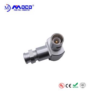 Quality Lemoco Compatible Coaxial Cable F Connector , Right Angle Coax Connector FLA 00S 250 wholesale