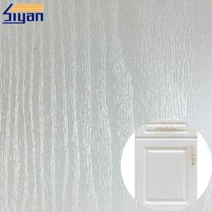 Quality White Pvc Wood Grain Film , Decorative Pvc Membrane Sheet For Furniture wholesale