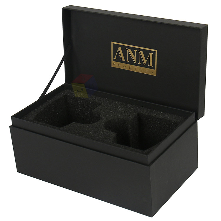 Premium Display Custom Logo Design Paper Hard Cardboard Set Mug Gift Box Packaging With Foam Insert Protect