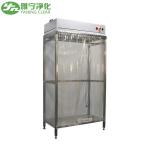 Laminar Flow Wardrobe Clean Room Garment Cabinet With Anti Static Curtain Soft