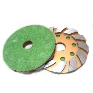 Quality 4'' 100mm Diamond Polishing Tools , Concrete Grinding Pads For Angle Grinder wholesale