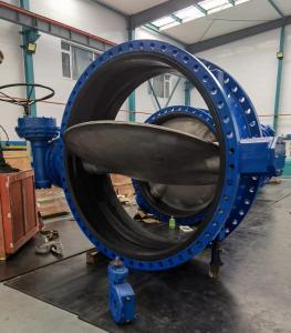 Quality Large Diameter BS EN593 Double Flanged Butterfly Valve Underground Captop wholesale