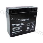 Powersport Yuasa YT19BL-BS Motorcycle Gel Motorcycle Battery AGM Replacement 12V