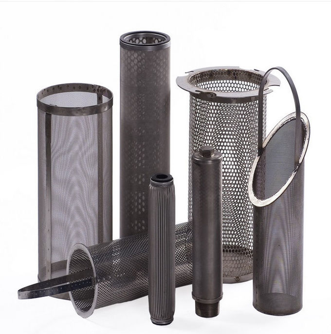 Architectural 904L Inconel Stainless Steel Filter Element Mesh Baskets