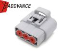 Gray 3 Pin Connector Female 6189-0165 / Sumitomo Electric Connectors For Toyota