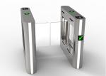 Channel Control Swing Turnstile Barrier SS304 For Public Entrance