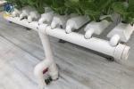 Customized Hydroponic NFT Pipe Greenhouse Flat PVC Tube Hydroponic Systems