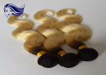 Blonde Ombre Color Hair Unprocessed Double Drawn Hair Deep Wave