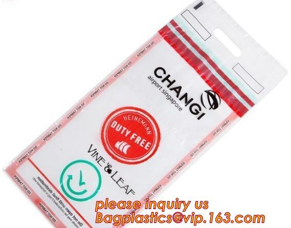Opaque Tamper Evident Sealing Plastic Bank Money Steb Security Bag / Custom Self Adhesive Plastic Courier Bag, bagease