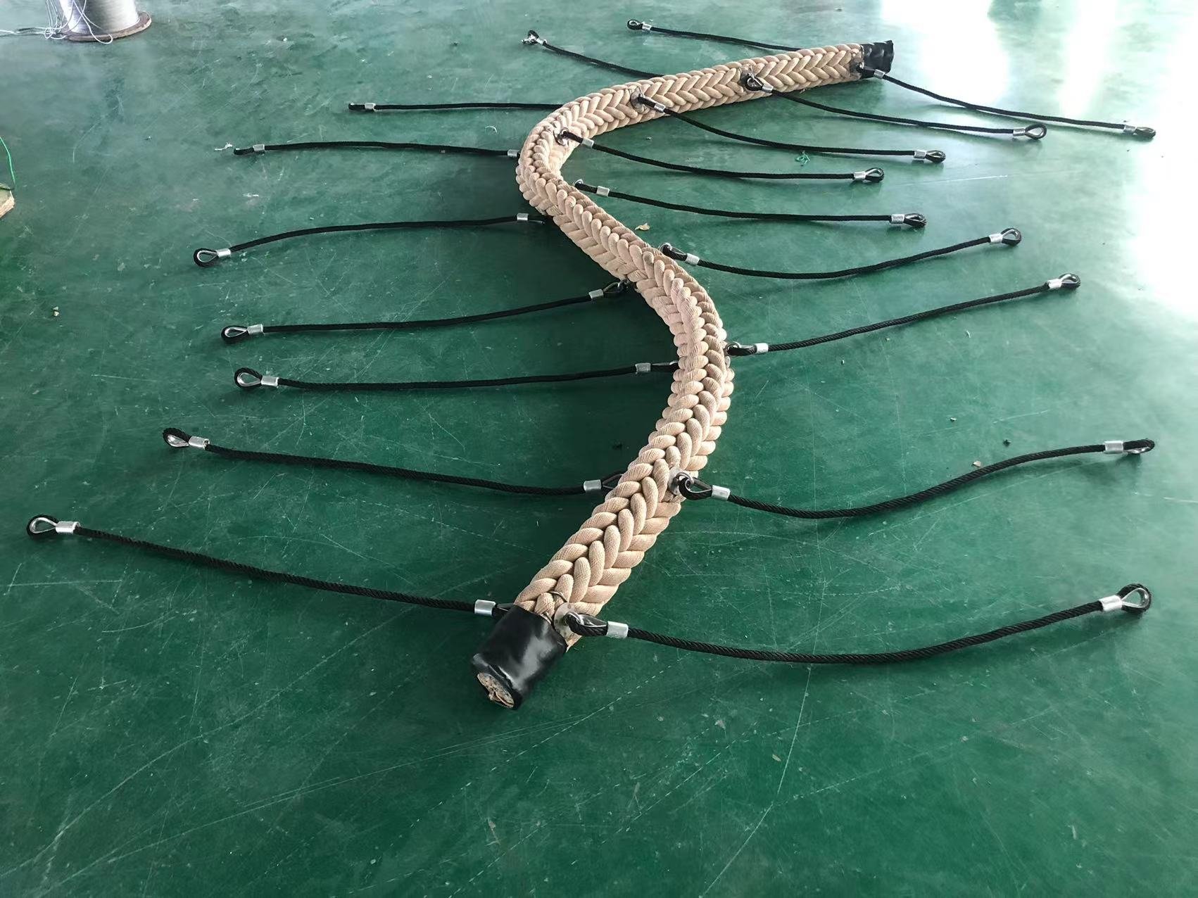 Rope Swing Suspension Rope Bridge 120mm Outdoor Playground Equipment
