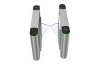 304 Brushed Stainless Steel Automatic Outdoor Retractable Turnstile Mechanism
