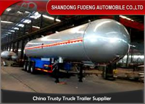Quality 59700 Liters 25 Ton LPG Tank Trailer With 20% Vapor Space , LPG Transport Trailer wholesale