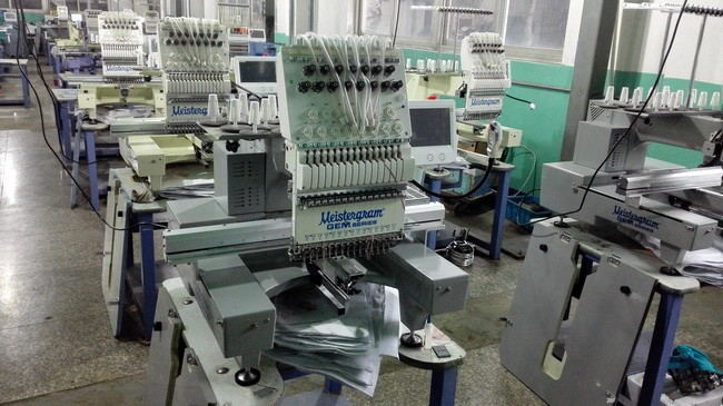 Fast Speed Single Head Embroidery Machine Big Emb. Area 560x370mm