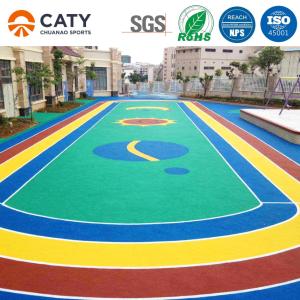 Quality High-Performance Rubber Running Track 400m Athletic Track for Schools &amp; Kinddergatens wholesale