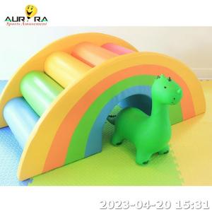 Quality Customized Size Soft Play Climbing Equipment Rainbow Bridge Soft Play Area For Kids wholesale