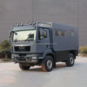 Quality FRP Composite Material 23ft Motorhome Truck Camper Shells for Overland Expedition DIY wholesale