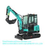Green 4450mm 2.6 T 0.1 CBM Hydraulic Crawler Excavator