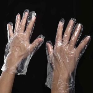 Quality PE Disposable Kitchen Gloves , Garden BBQ Plastic Hand Gloves Multifuction Restaurant Accessories wholesale