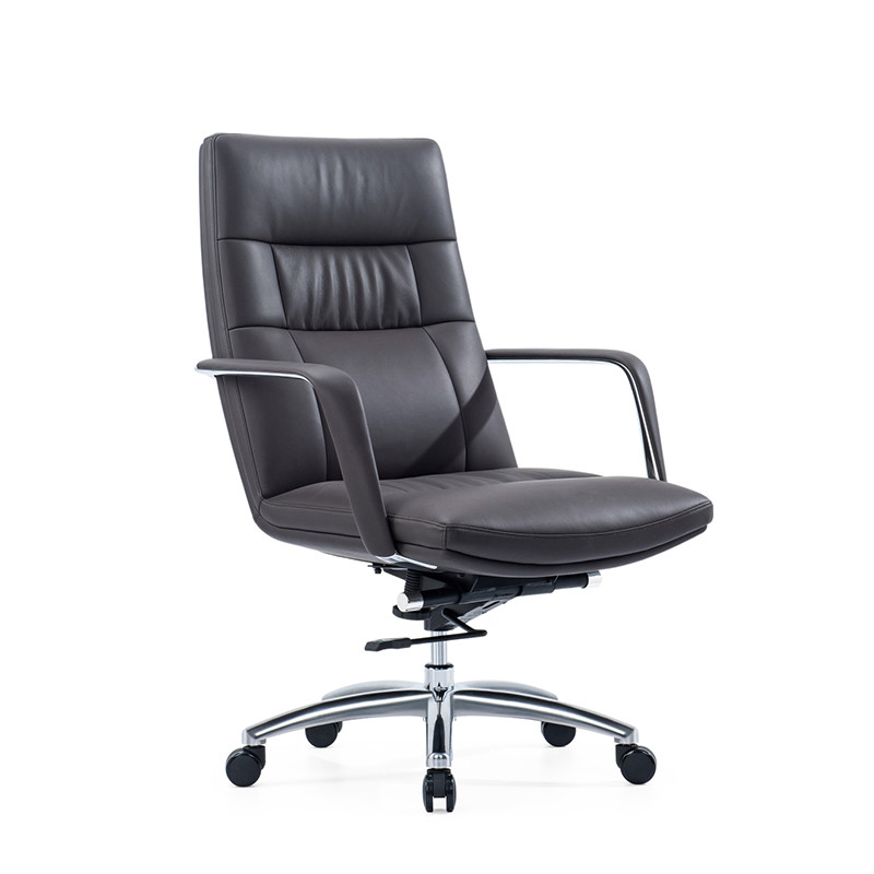 Modern Black Leather Office Chair Boss Swivel Computer Office Leather Furniture Chair
