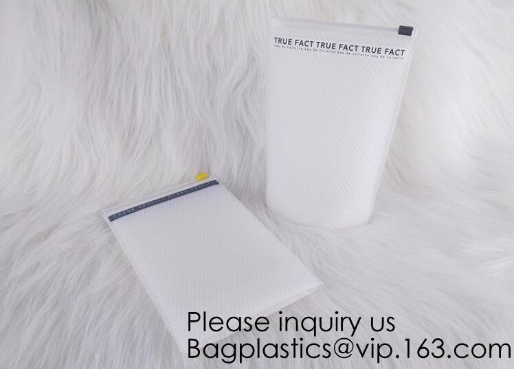 Colored PVC Film Bubble Bag/Special PVC k Bubble Bag/New Material Bubble Mailer With Zipper, bagease, bagplastics