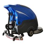 Blue Walk Behind Mechanical Road Sweeper Multifunctional 550W Motor Powered