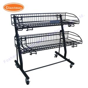 Quality Countertop Metal Stands Wire Mesh Baskets Tabletop Display wholesale