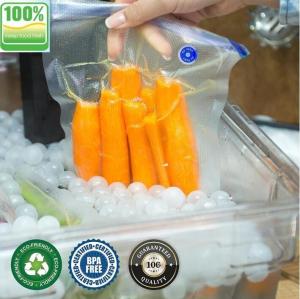 Quality vacuum sealer storage bag Heat seal laminated transparent vacuum plastic food packing bags for sausage, BAGPLASTICS. BAG wholesale