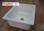 Laboratory Acid Resistant Lab Sink White Color 430*380*285mm Internal Size