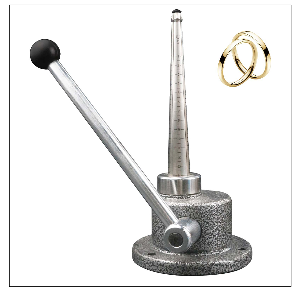 5KG Ring Stretcher And Reducer With US/JP/HK/EUR Size 1-14 Jewelry Repair