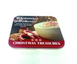 CD tin cases for classic Christmas songs collection